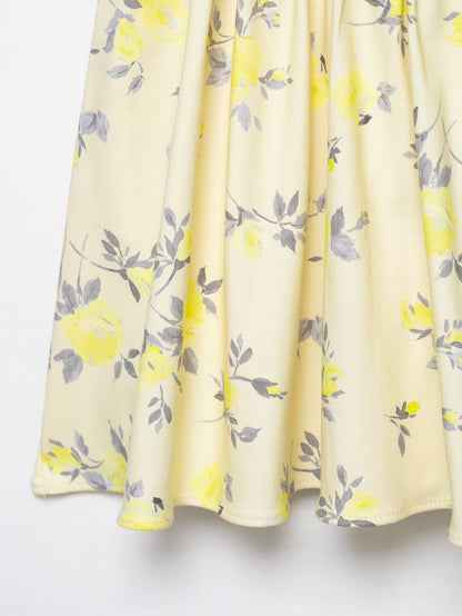 Womens Floral Poplin Strap Short Dress | noémi