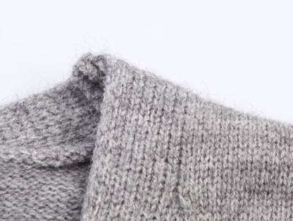 Womens Bow Ribbon Sweater | Loose Fit, Stylish Jacquard Knit | noémi