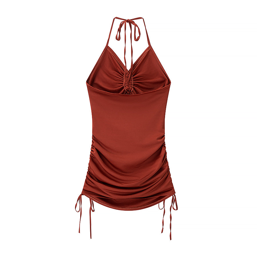 Womens Lace Drawstring Waist Dress | noémi