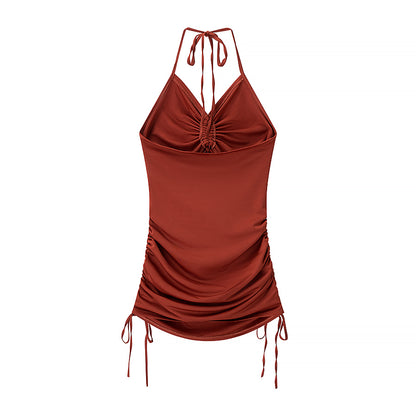 Womens Lace Drawstring Waist Dress | noémi