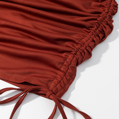 Womens Lace Drawstring Waist Dress | noémi