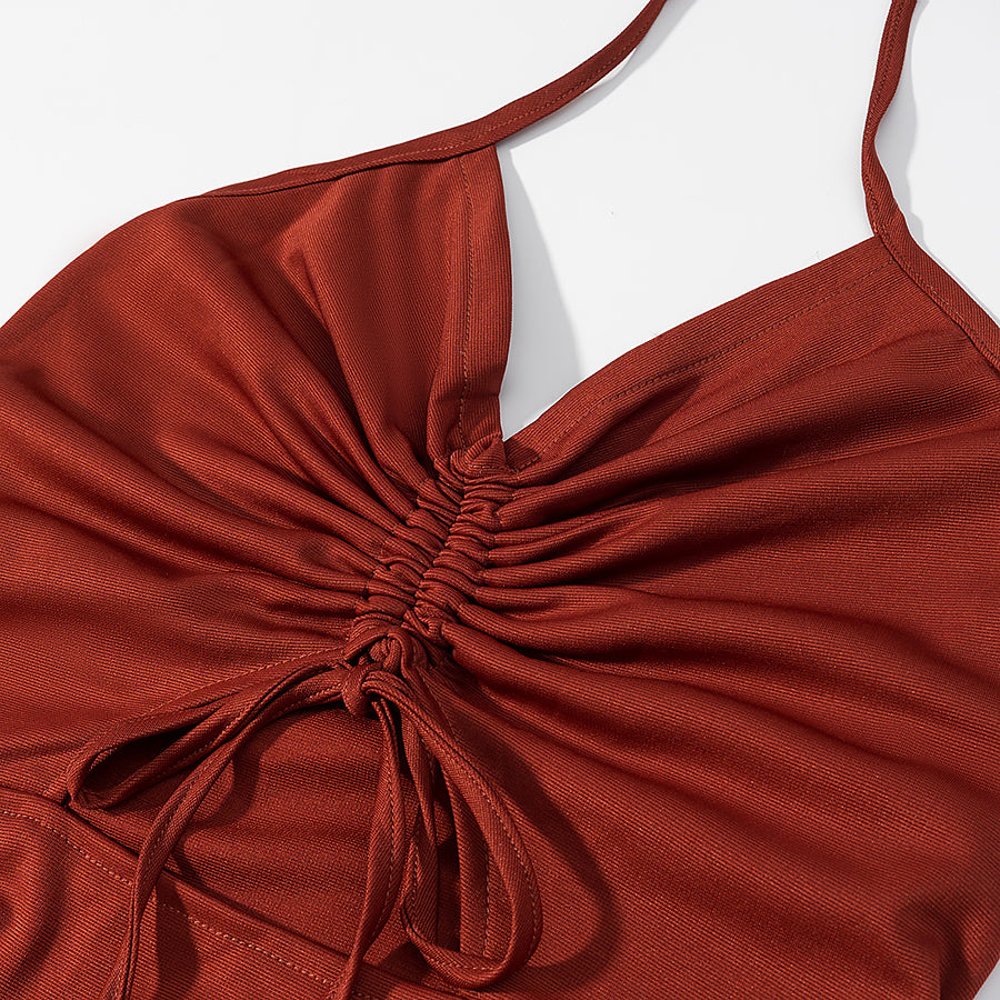 Womens Lace Drawstring Waist Dress | noémi