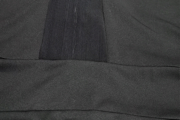 Womens Sleeveless Halter Dress with Mesh Stitching and Slim Fit | noémi