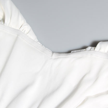 Pleated Corset Tube Dress With Structured Fit | noémi