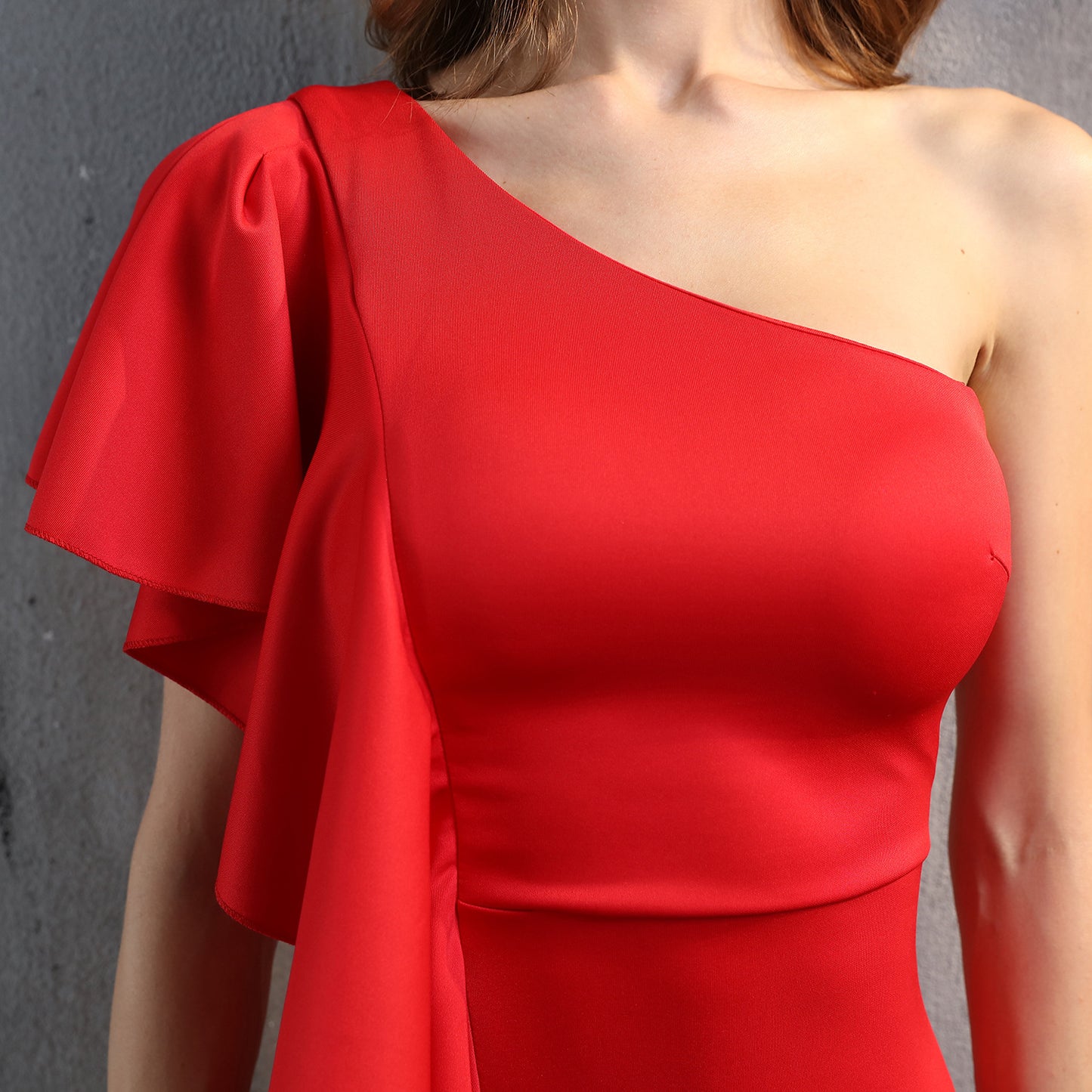 Red Fishtail Gown | Sleeveless Slim Fit | noémi