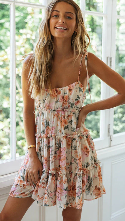 Womens Dress | Print Strappy Sundress | noémi