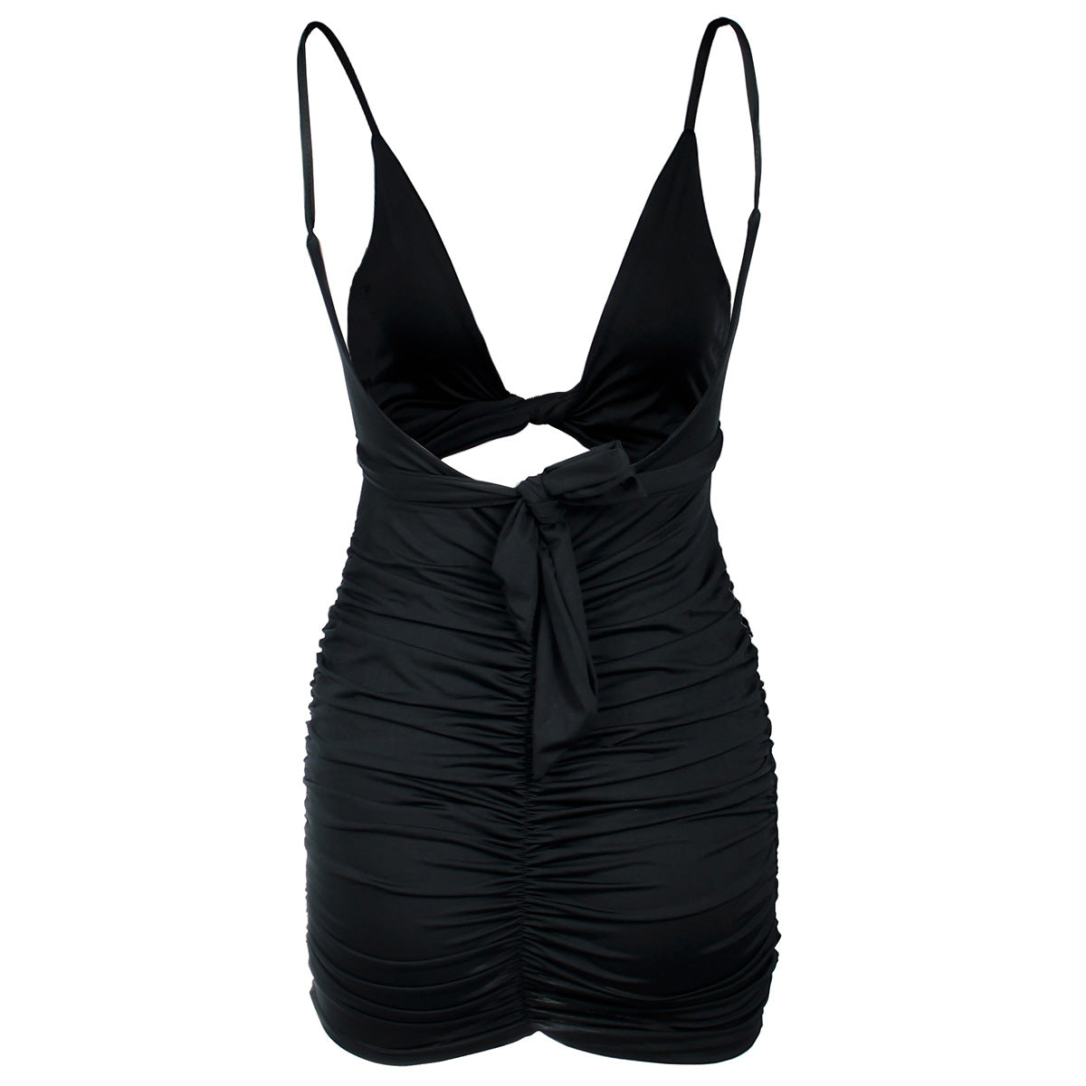 Womens Sling Strap Backless Cutout Bodycon Dress | noémi