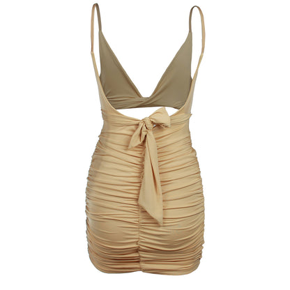 Womens Sling Strap Backless Cutout Bodycon Dress | noémi