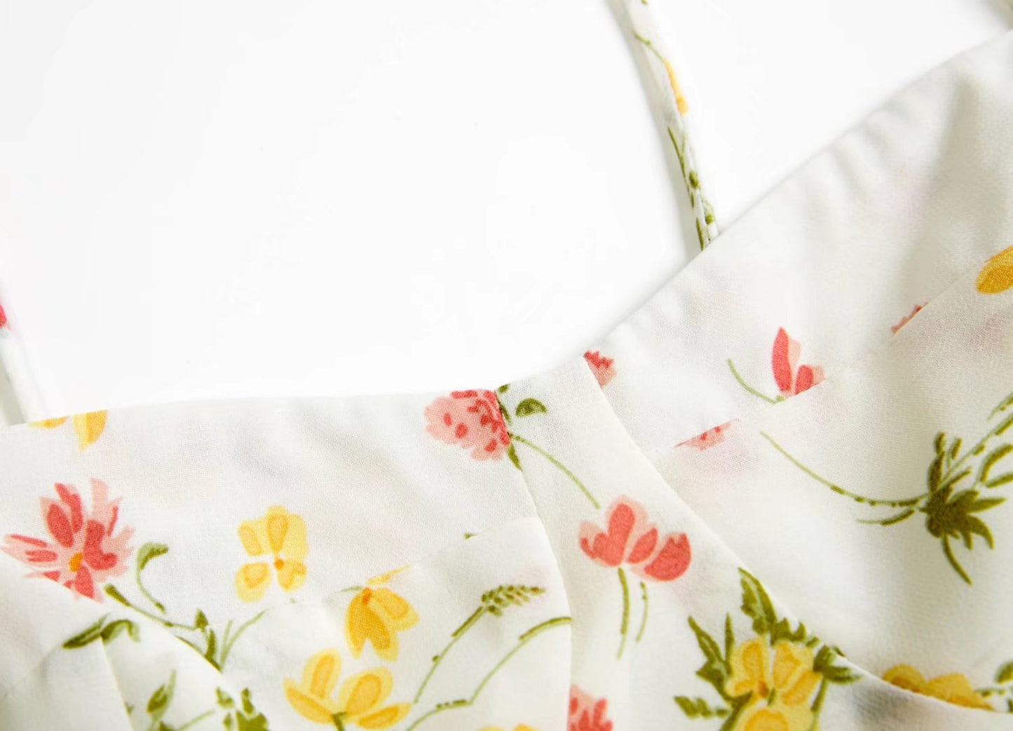 Printed Sling Maxi Dress With Side Split Detail | noémi