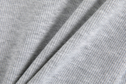 V Neck Long Sleeve Pullover Top with Chest Cutout and Slim Fit | noémi