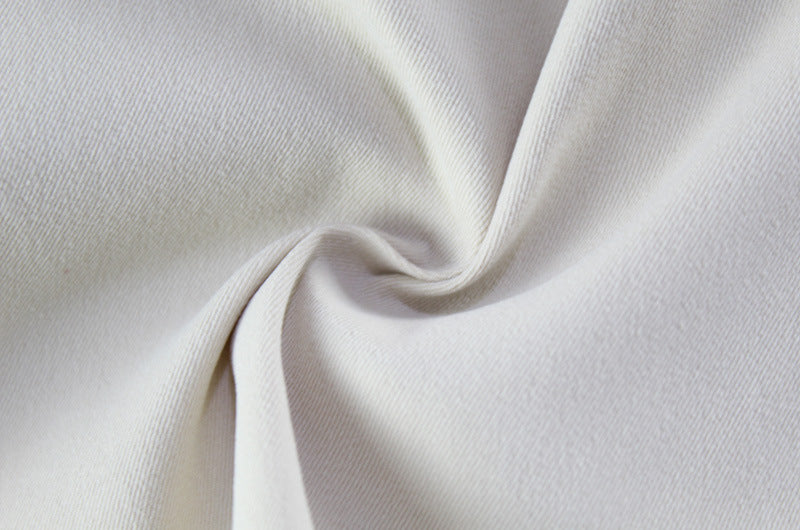 High Neck Seam Detail Mini Dress | Structured Sleeveless ALine in Sand Beige | noémi