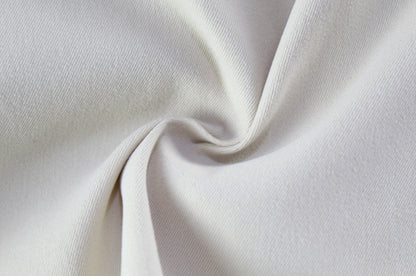 High Neck Seam Detail Mini Dress | Structured Sleeveless ALine in Sand Beige | noémi