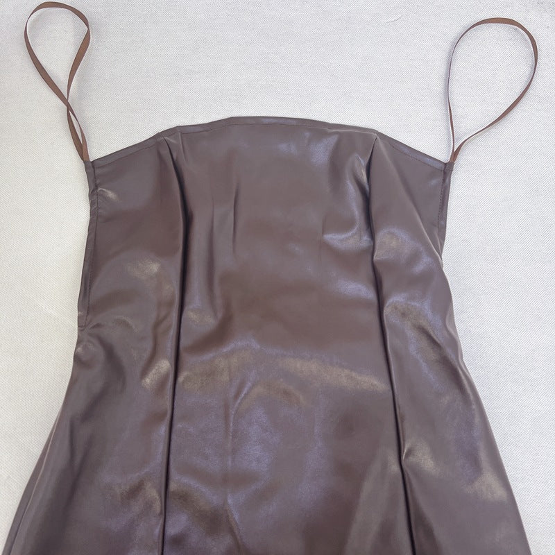 Womens Slim Fit Backless Sling Dress with Side Split | noémi