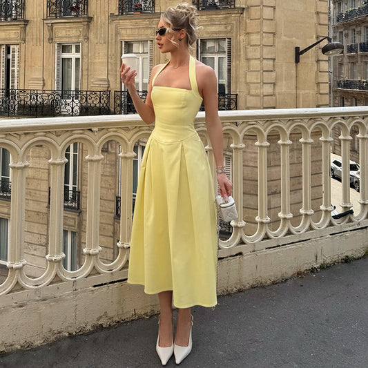 Summer Halter Tube Dress | Bodycon High Waist | noémi