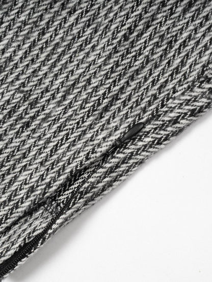 High Waisted Tweed Midi Skirt | Chic A Line Skirt | noémi