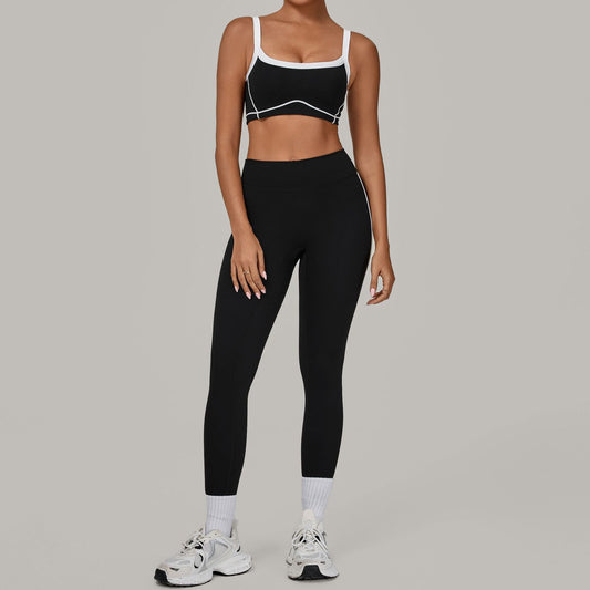 Patchwork Yoga Set | Slim Fit Two Piece | noémi