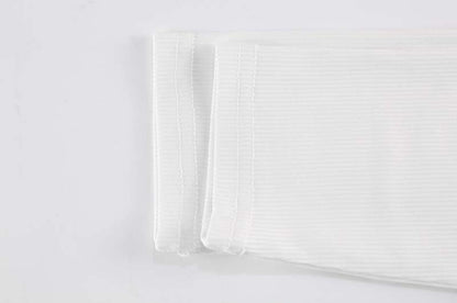 Two Piece Set | Bow Accent Ribbed Crop Top & Shorts | noémi