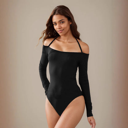 Womens Halter Off Shoulder Jumpsuit | noémi