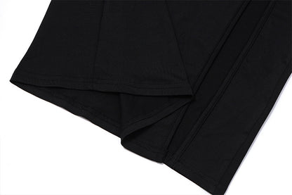 Off Shoulder Furry Tube Top Slit Dress for Women | noémi