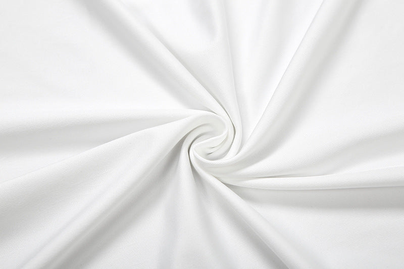 Womens Long Sleeve Pleated Dress with Swing Collar and Backless Design | noémi