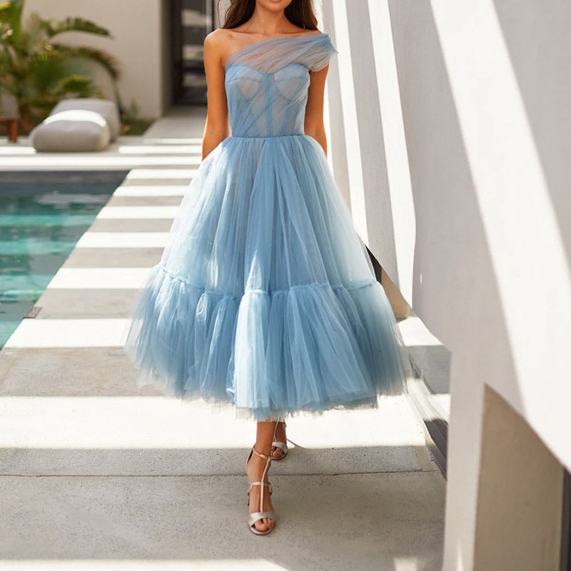 Sleeveless | Structured Bodice | Flared Hem | Princess Style Dress | noémi