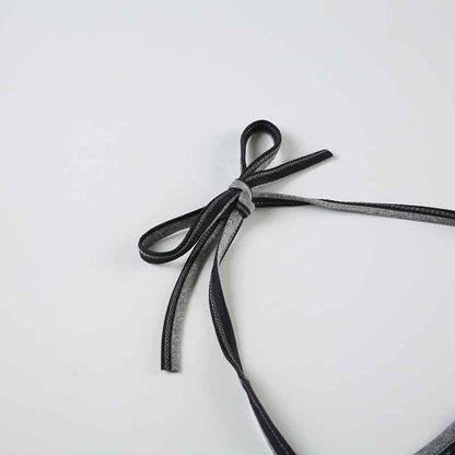 Striped Halter Two Piece Lounge Set | Slim Fit Strap Crop Top Drawstring Shorts | noémi