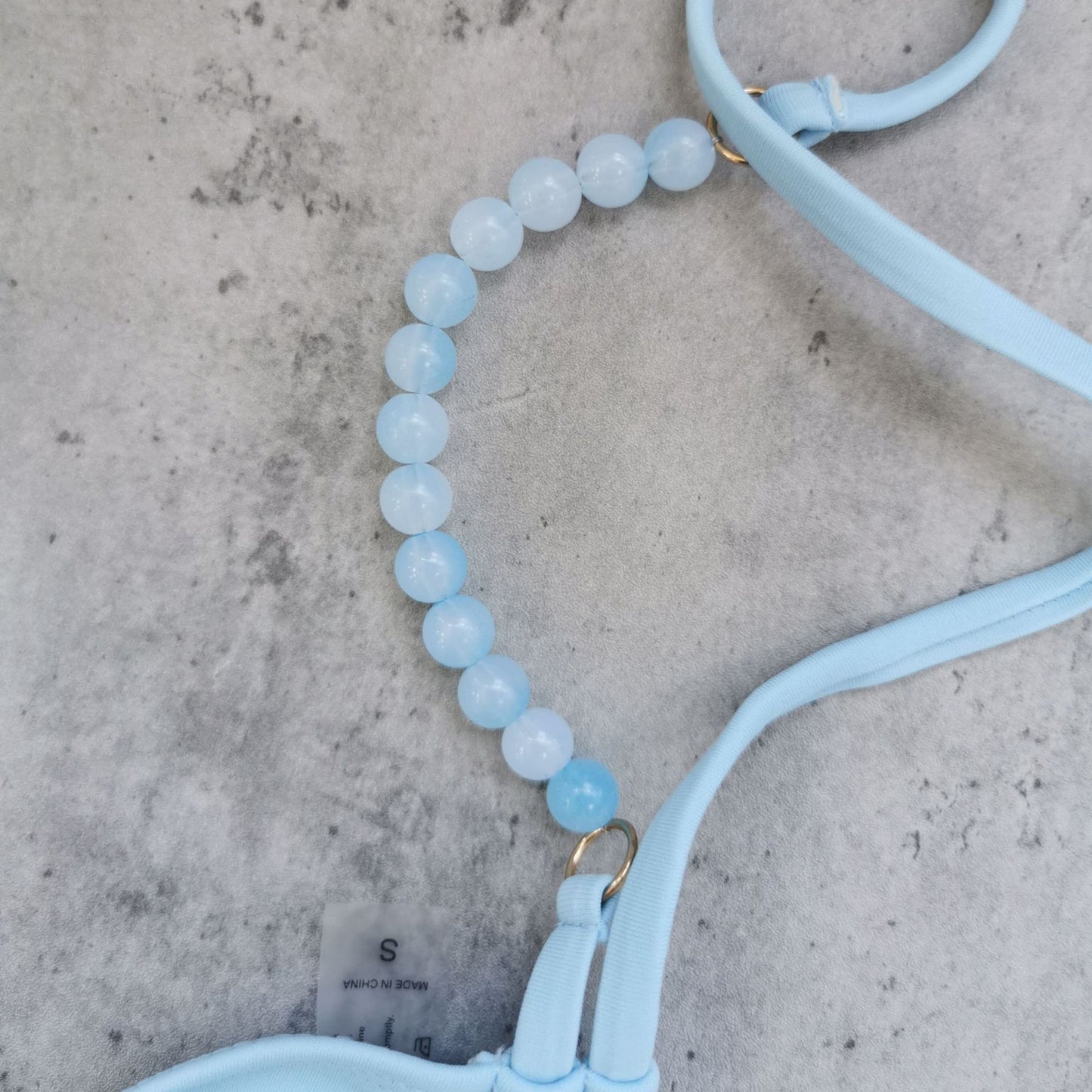 Three Strap Low Waist Backless Split Bikini in Solid Color for Women | noémi