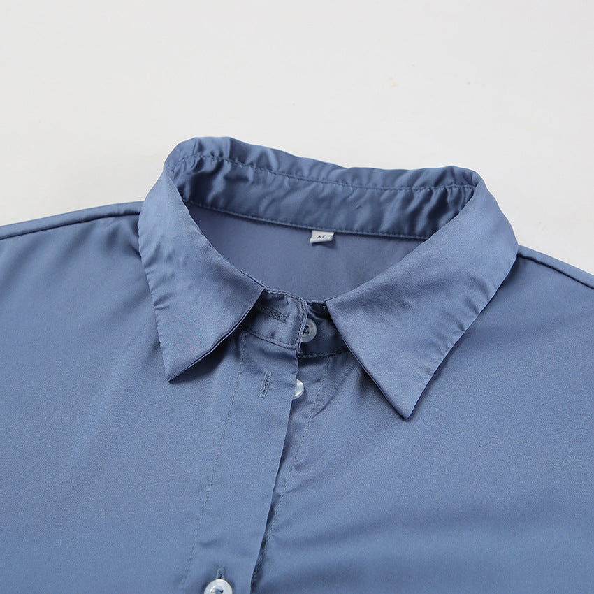 Satin Slit Dress | Waist Slimming Gown | noémi