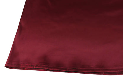 Red Satin Halter Dress | Backless Slim Fit | noémi