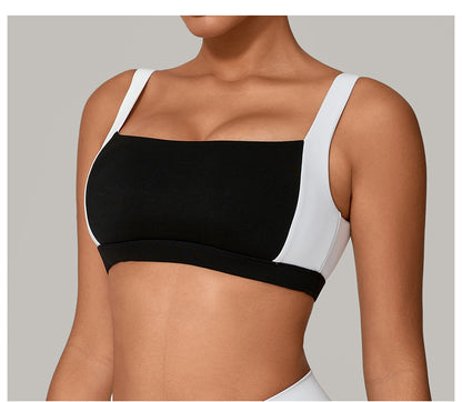 Womens Shockproof Sports Bra Push Up Wide Strap | noémi