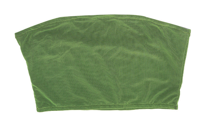 Mesh Bell Sleeve Shrug | Slim Tube Top Long Sleeve Waistcoat | noémi