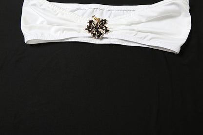 Summer Backless Tube Top Set | Halter Neck  | noémi