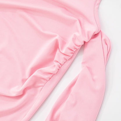 Womens Slim Fit Cutout Mini Dress with Crossbody Waist Detail | noémi