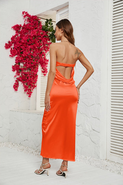 Corset Style Backless Dress with High Waist & Stretch Fit | noémi