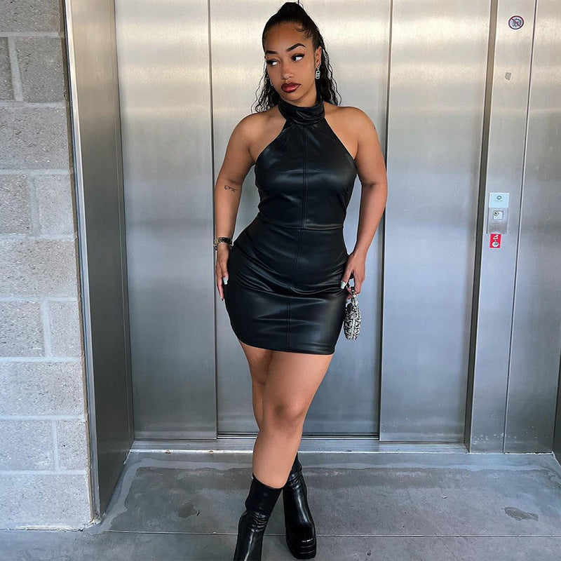 Stand Collar Sleeveless Waist Sheath Dress | noémi