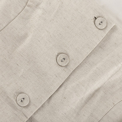 Cotton Linen Vest Hip Skirt Set | Two Piece for Women | noémi