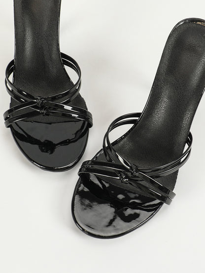 Women’s Open Toe Stiletto Heel Sandals | Round Toe, Solid Color | noémi