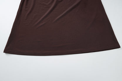 Womens One Shoulder Sheath Dress with Pleated Detail | noémi