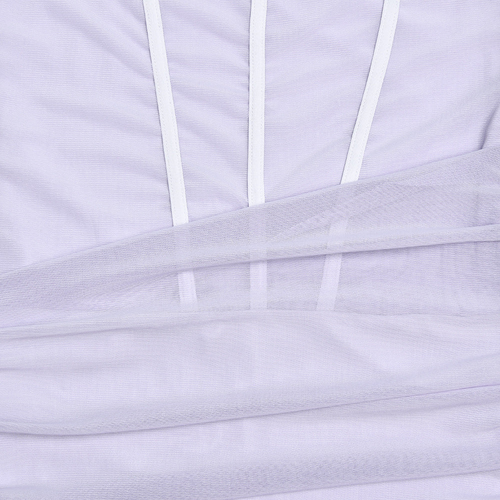 Womens Off Neck Tube Top Backless Bodycon Dress | noémi