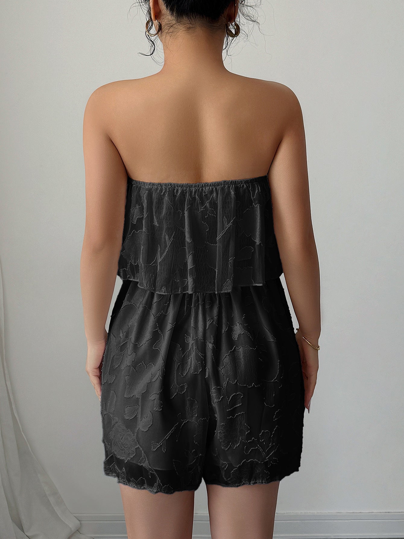 Strapless Ruffle Romper for Women | Tube Top Jumpsuit | noémi