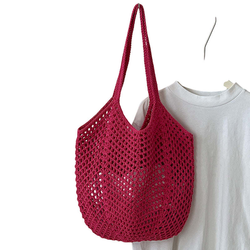 Hollow Carambola with Inner Bag Rose Red