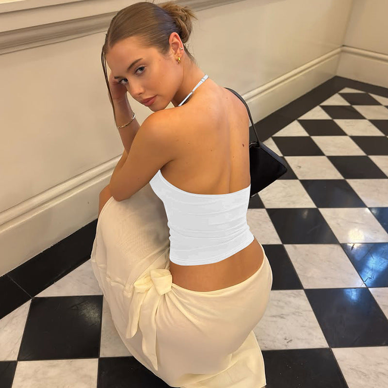 Women’s Backless Slim Fit Halter Vest | noémi
