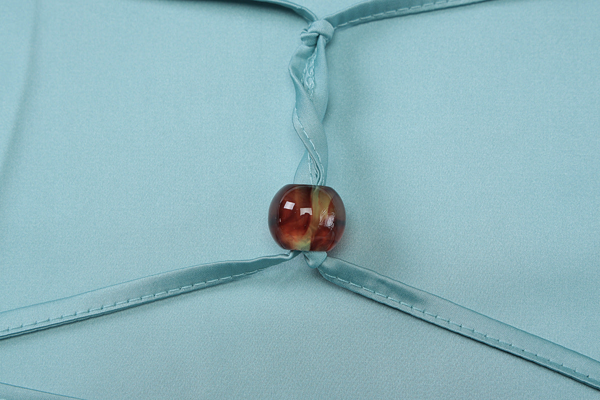 Womens Backless Swing Collar Dress | noémi