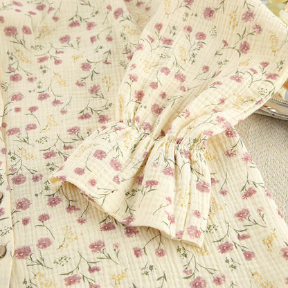 Womens Cotton Pajama Set | Loose Fit, Long Sleeve | noémi