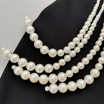 Retro Pearl Tube Top Dress | Black Bandage Gown | noémi