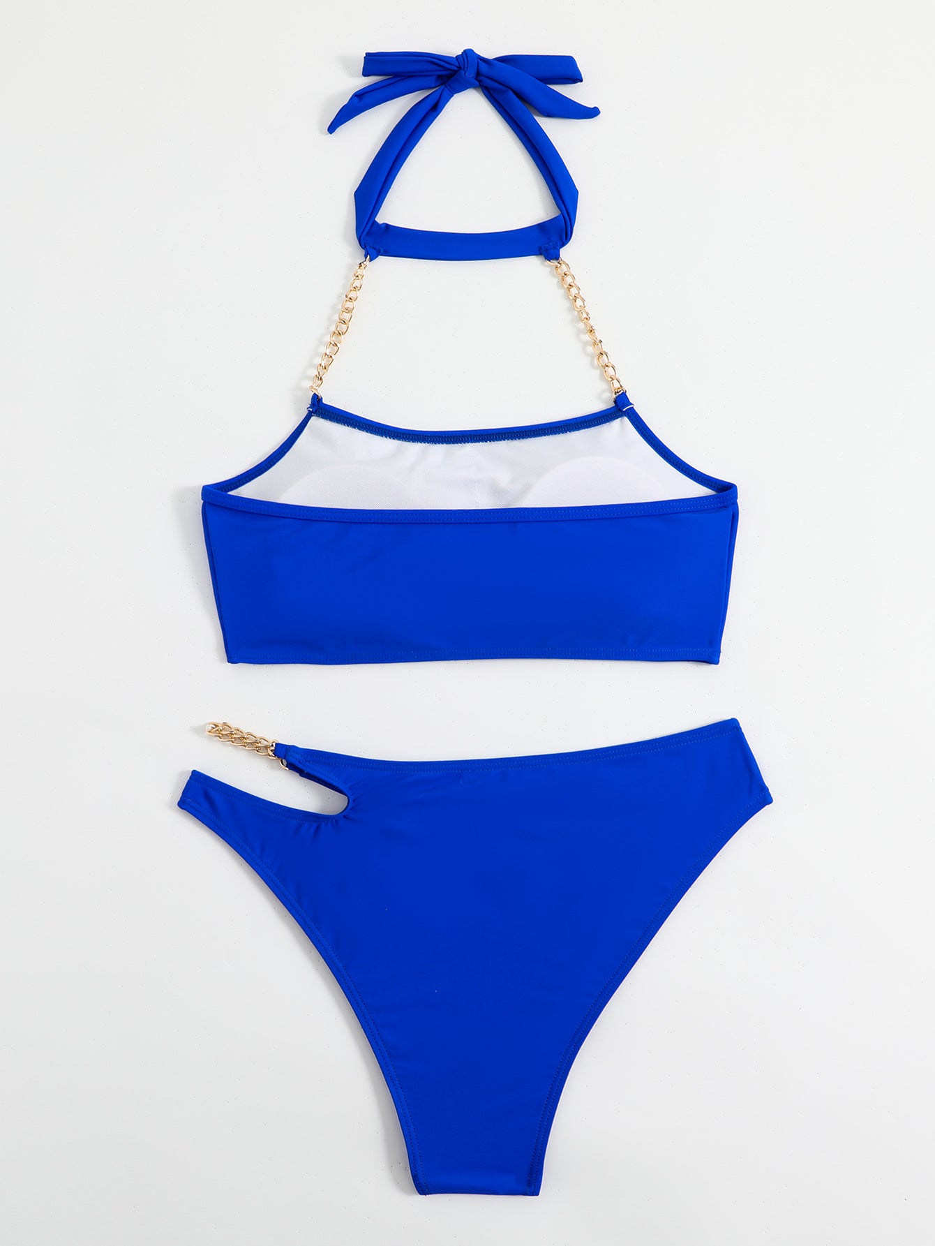 Solid Color Split Design Bikini Swimsuit for Women | noémi