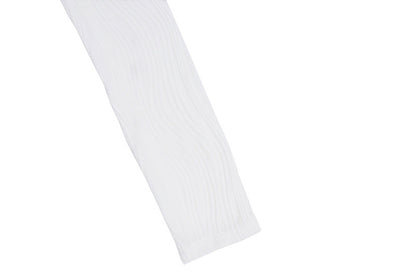 White Fitted Ribbed Knit Top | Womens Long Sleeve Sweater | noémi