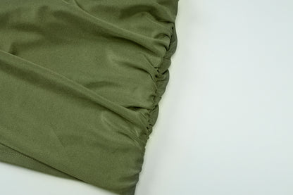 Womens Halter Bodycon Mini Dress | Sleeveless, Ruched Waist, Sheath Fit | noémi