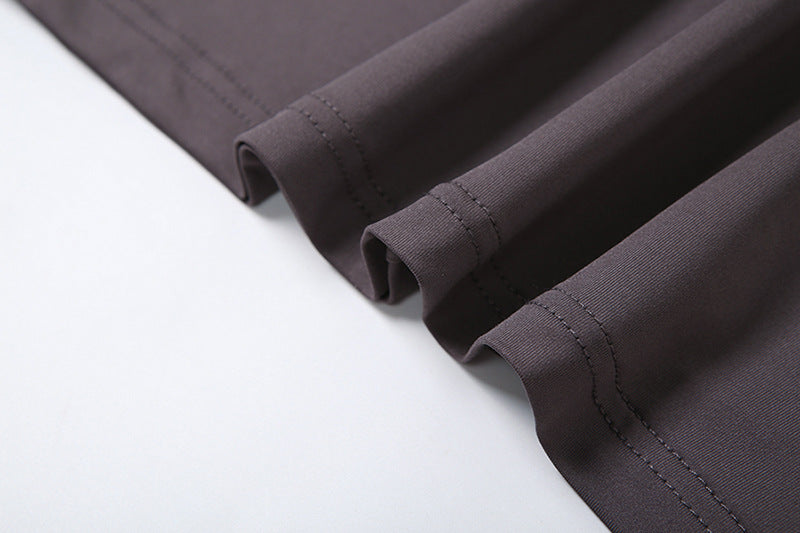 Slimming Beam Waist Solid Color Maxi Pleated Dress Women | noémi