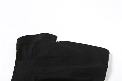 Womens Backless Tube Top | Pleated Short Vest | noémi